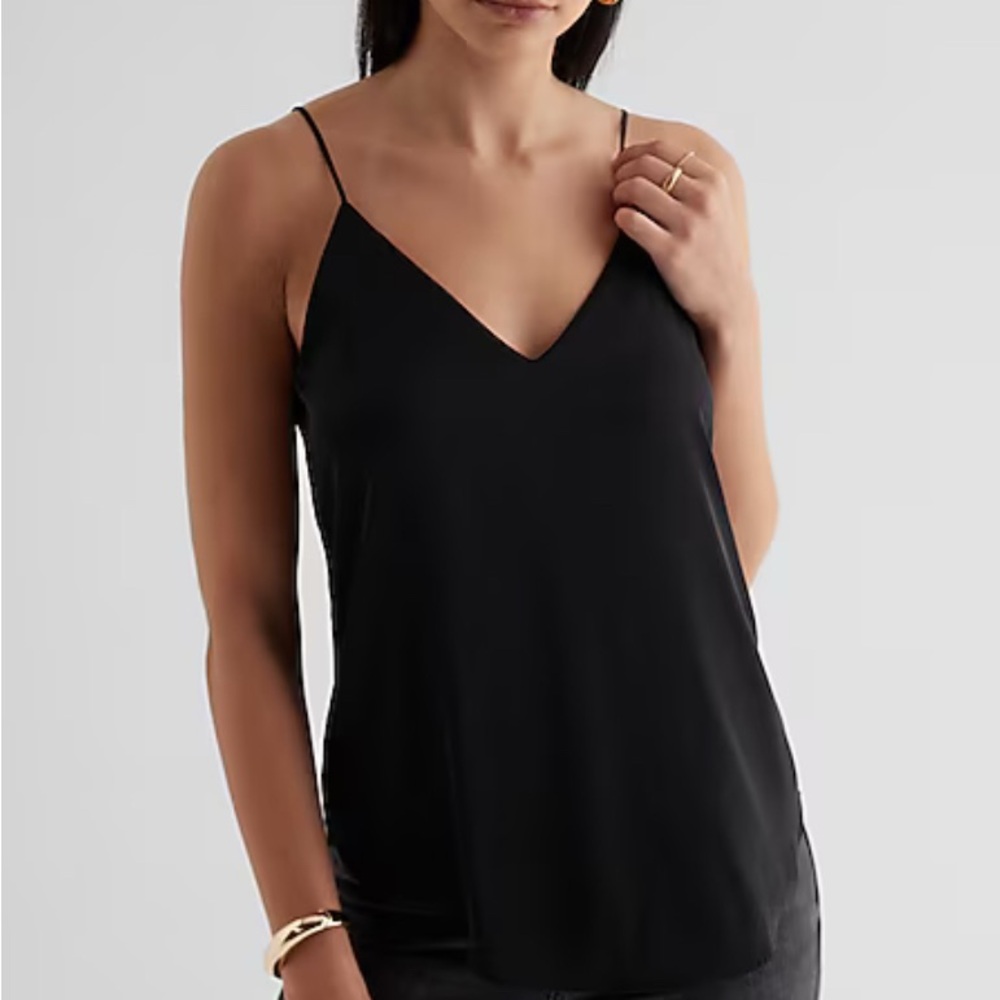 Express Black Fitted Downtown Cami
